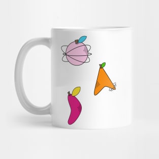 50s atomic fruit pop art Mug